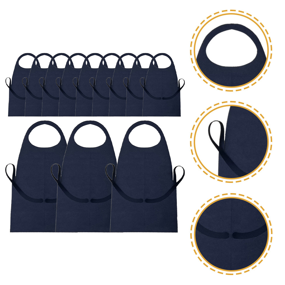 Art Craft For Adults - 12Pcs Disposable Aprons Heavy-Duty Non-Woven Fabric