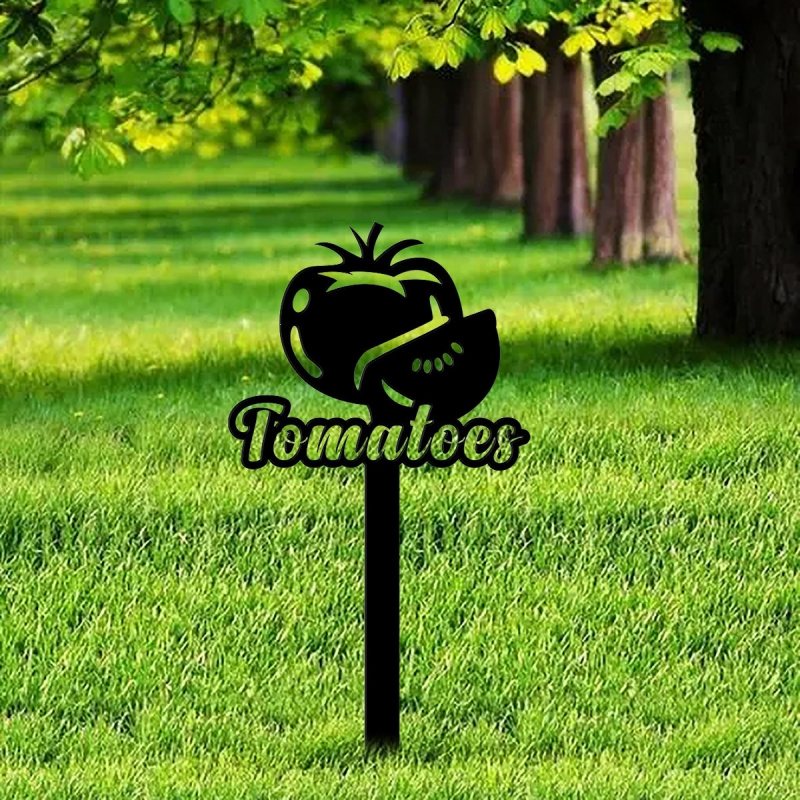 Art And Craft Vegetable - Tomato plantation vegetable garden markers, creative