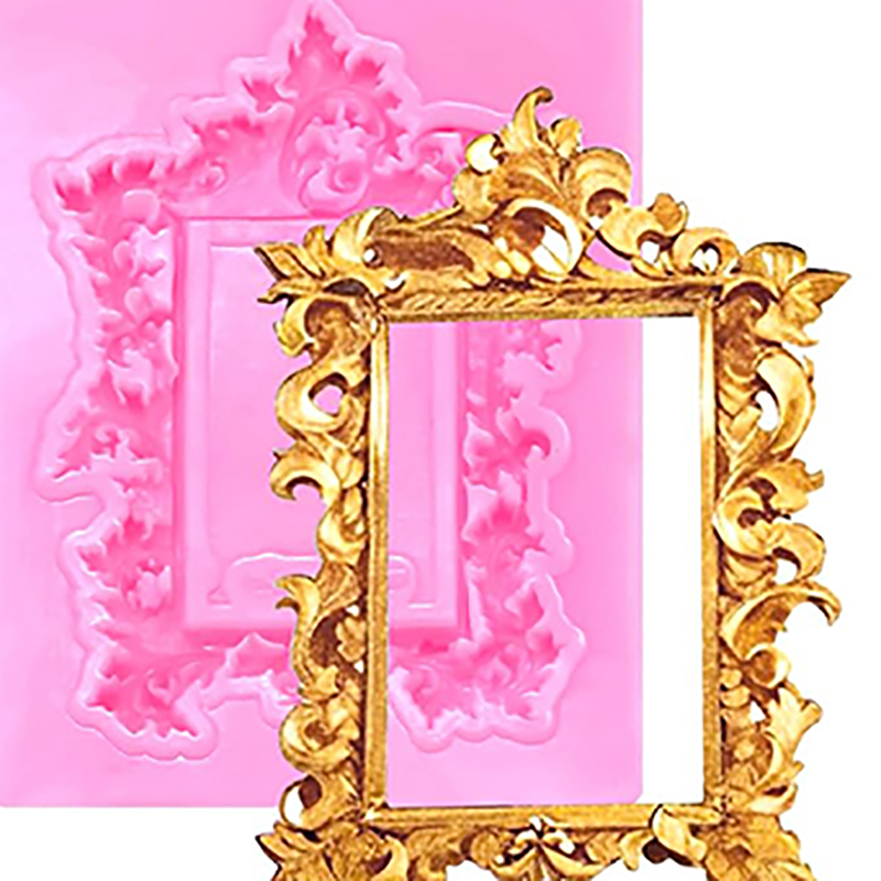 Air Dry Clay - 4Pcs Silicone Frame Molds For Chocolate,