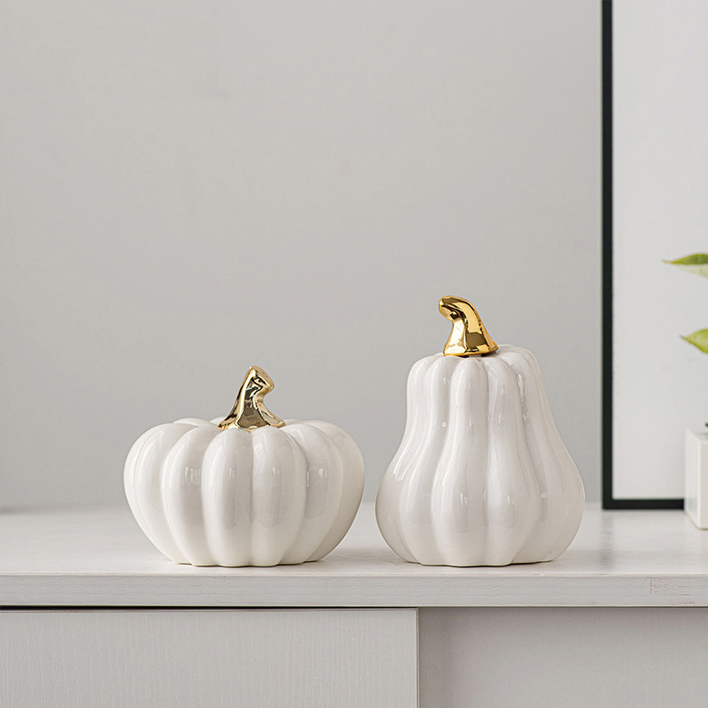 Art And Craft Vegetable - European Style Gold or White Ceramic