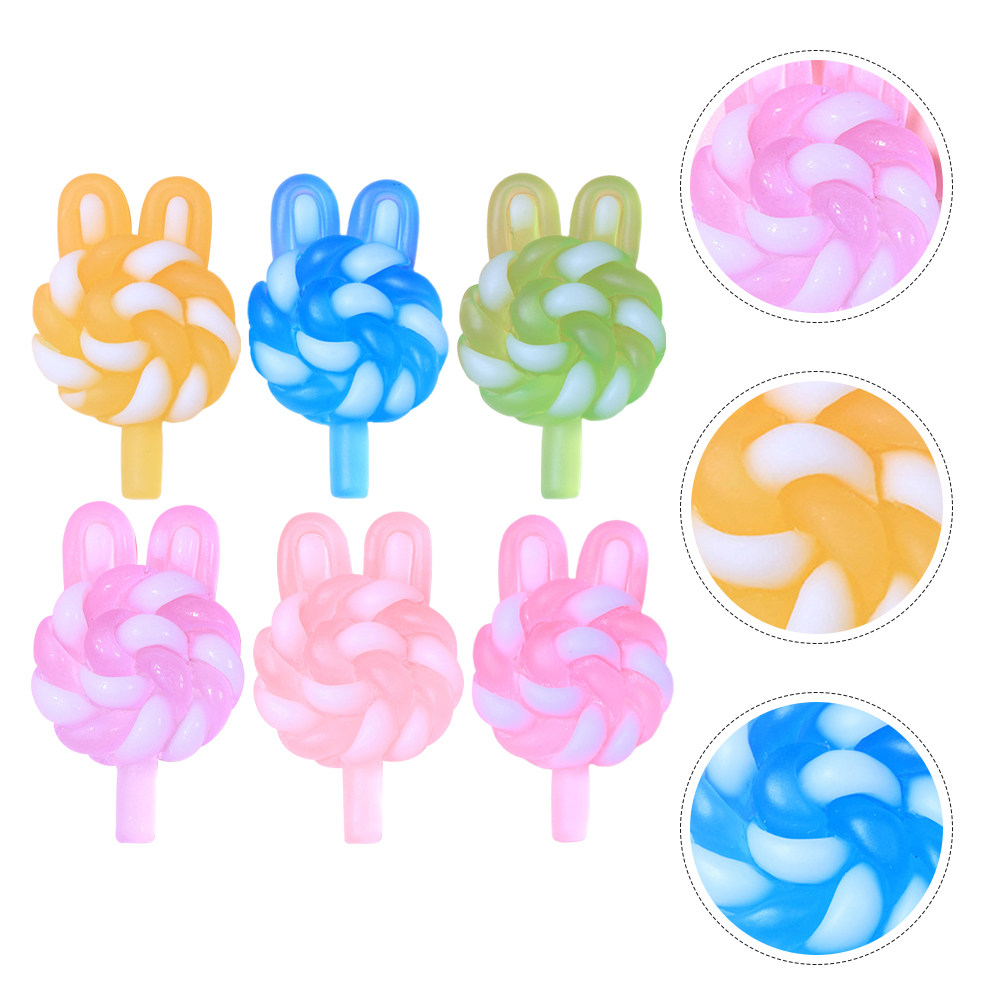 24Pcs Cute Cartoon Lollipop Ch - огляд і ціна Art Craft Resin