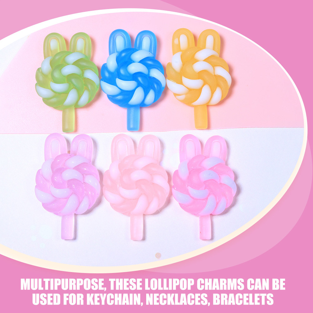 24Pcs Cute Cartoon Lollipop Ch - огляд і ціна Art Craft Resin