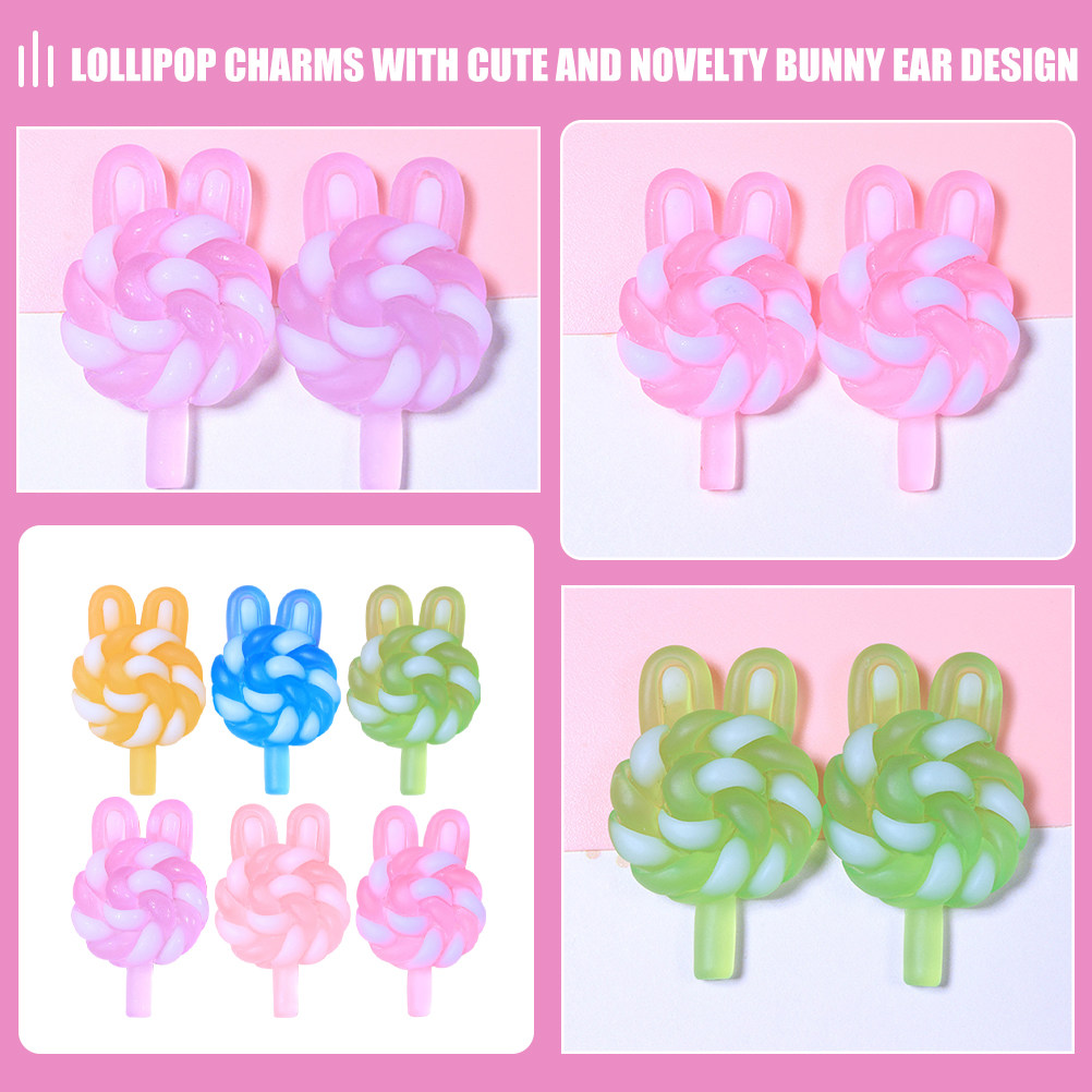 24Pcs Cute Cartoon Lollipop Ch - огляд і ціна Art Craft Resin