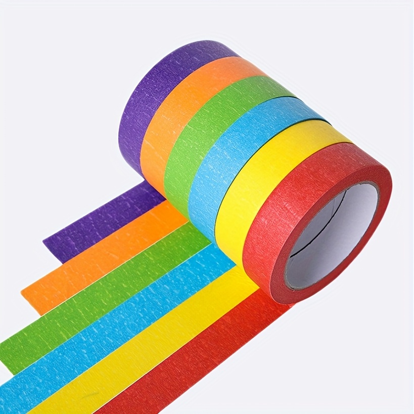 6 Rolls of Colored Masking Tap - огляд і ціна Art X Craft