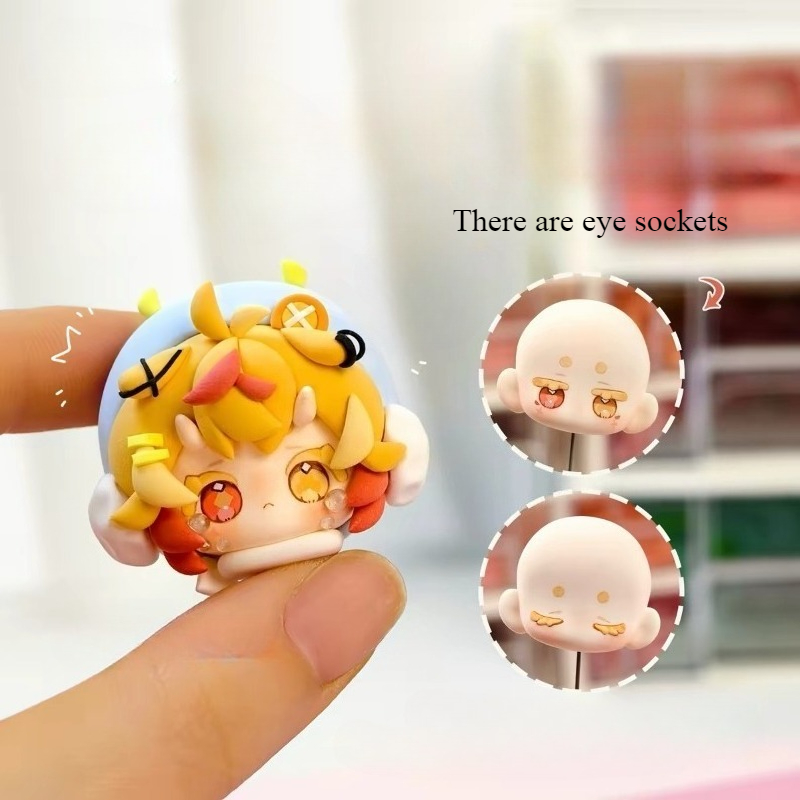 Q Version Doll Face Silicone M - огляд і ціна Air Dry Clay