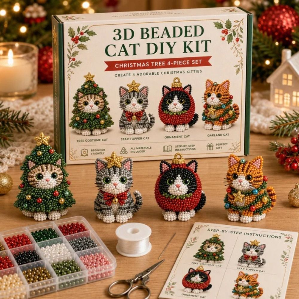 Tiny Beads 3D Beaded Animal Ki - огляд і ціна Art Craft Rainbow