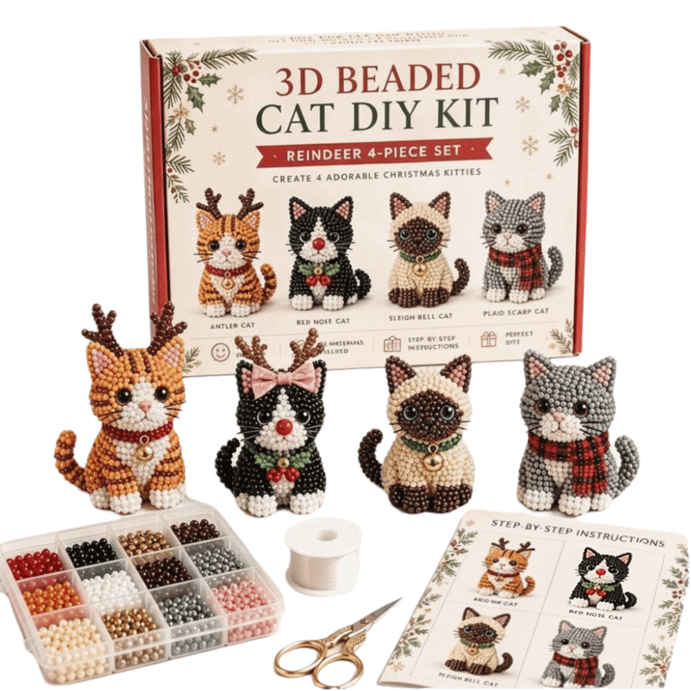 Tiny Beads 3D Beaded Animal Ki - огляд і ціна Art Craft Rainbow