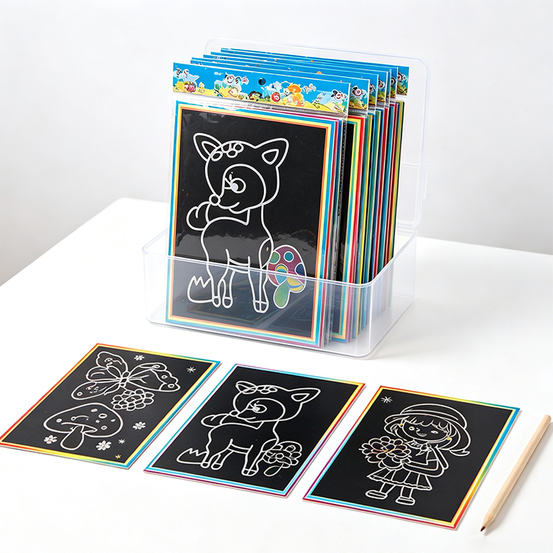 10/15/20Sheet Small Scratch Ar - огляд і ціна Art Craft Rainbow