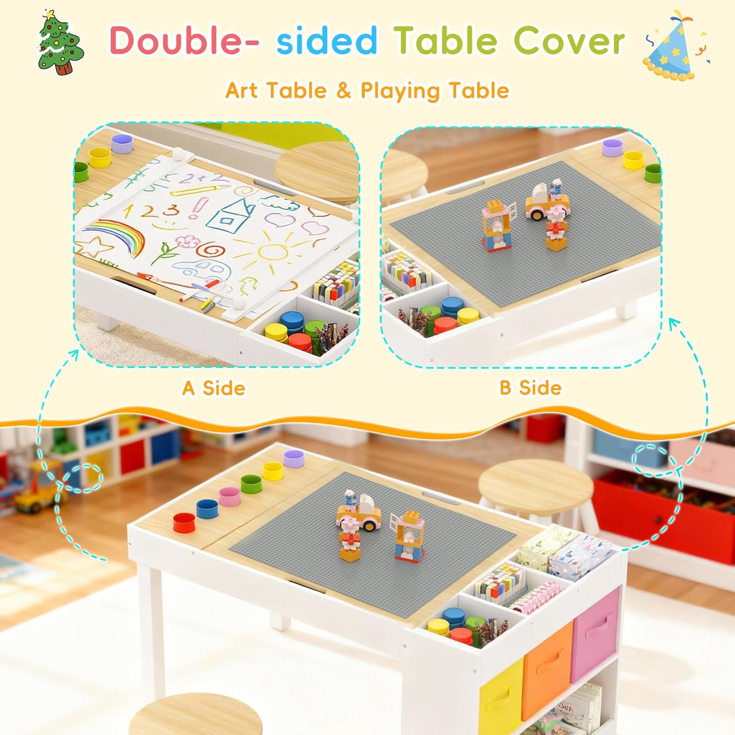 Kids Art Table and 2 Chairs Se - огляд і ціна Art X Craft