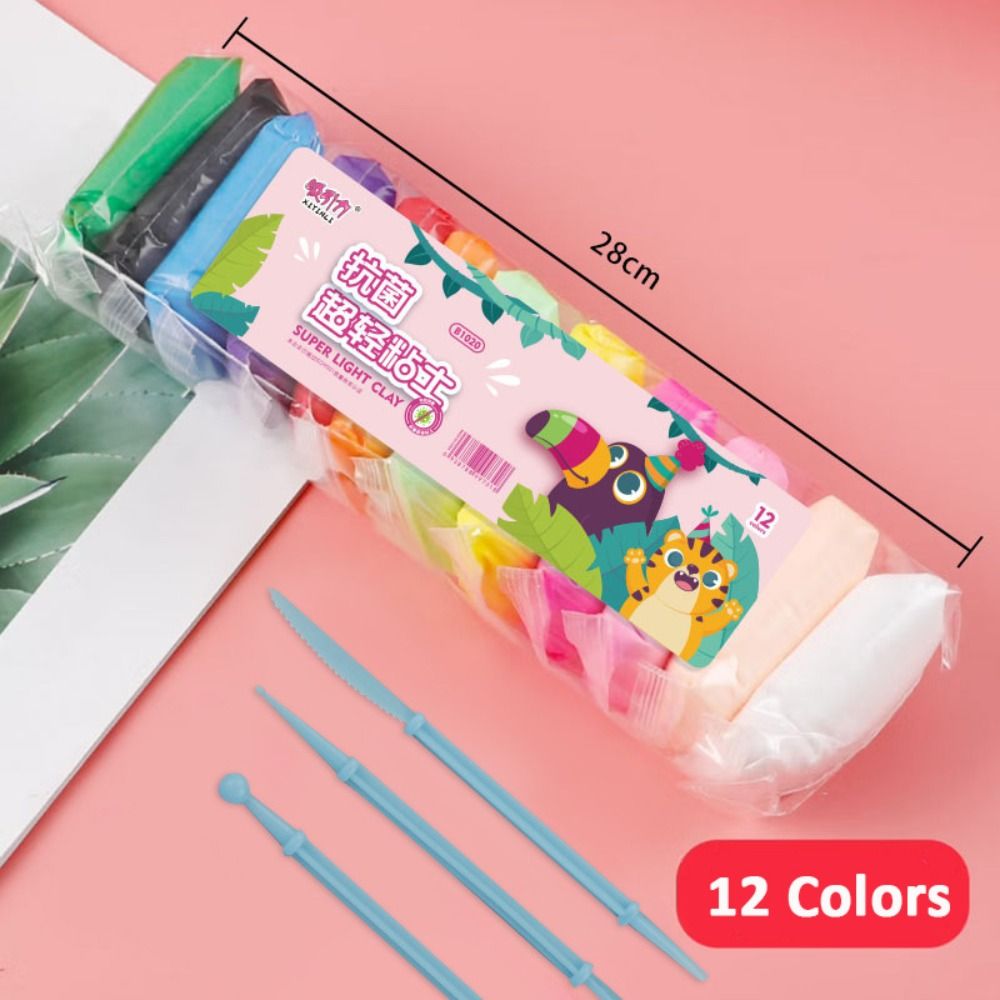 12/24/36pcs New Ultra-Light Pl - огляд і ціна Air Dry Clay