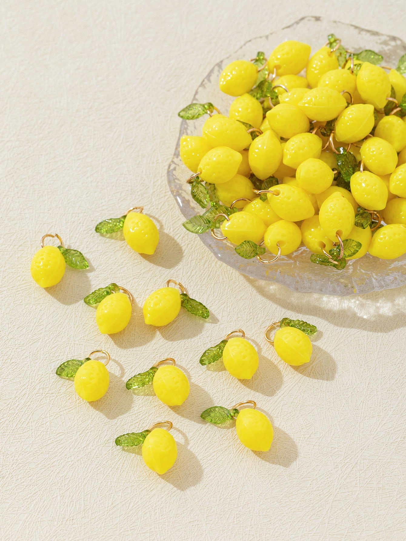 10Pcs 3D Lemon Resin Charms Pe - огляд і ціна Art Craft Resin