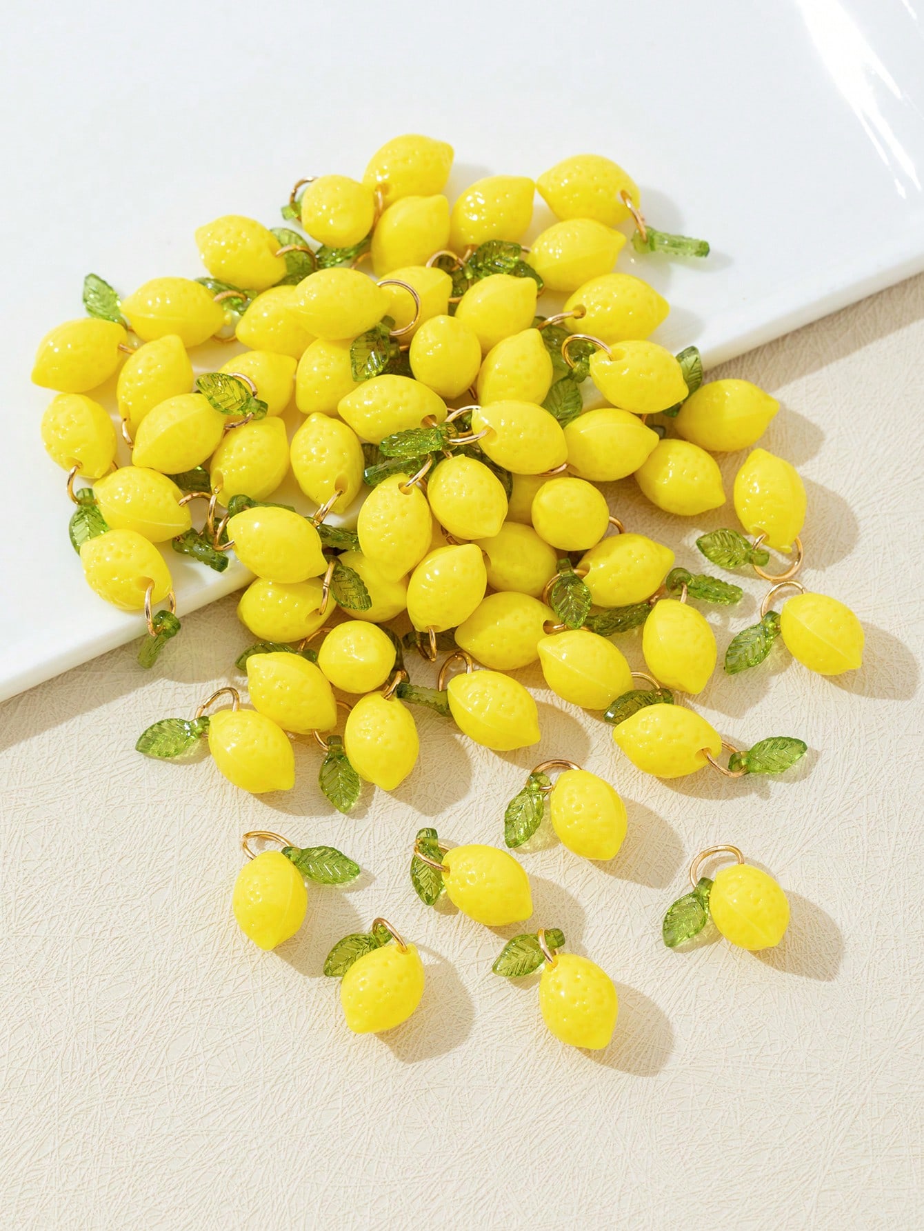 10Pcs 3D Lemon Resin Charms Pe - огляд і ціна Art Craft Resin
