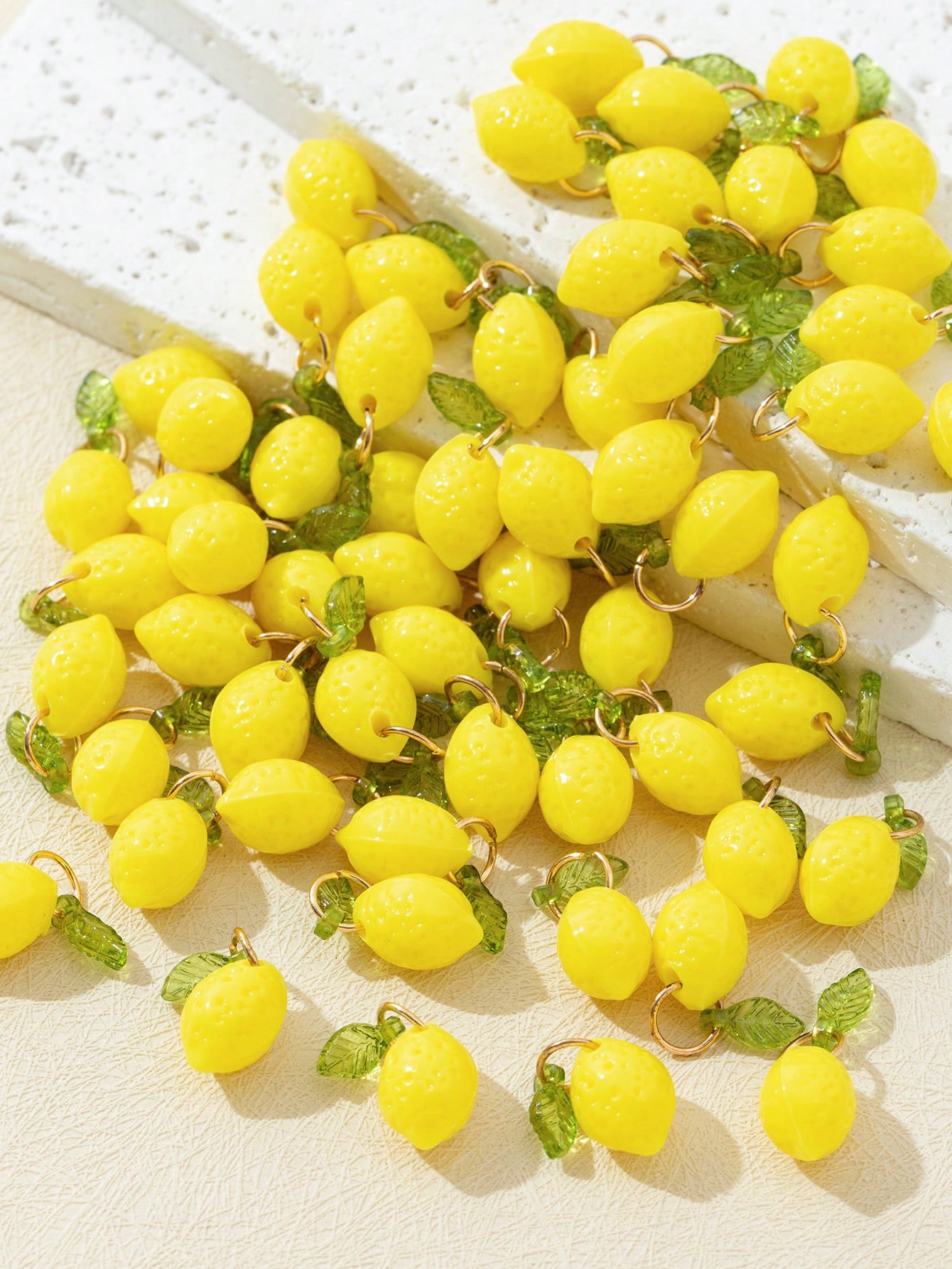 10Pcs 3D Lemon Resin Charms Pe - огляд і ціна Art Craft Resin