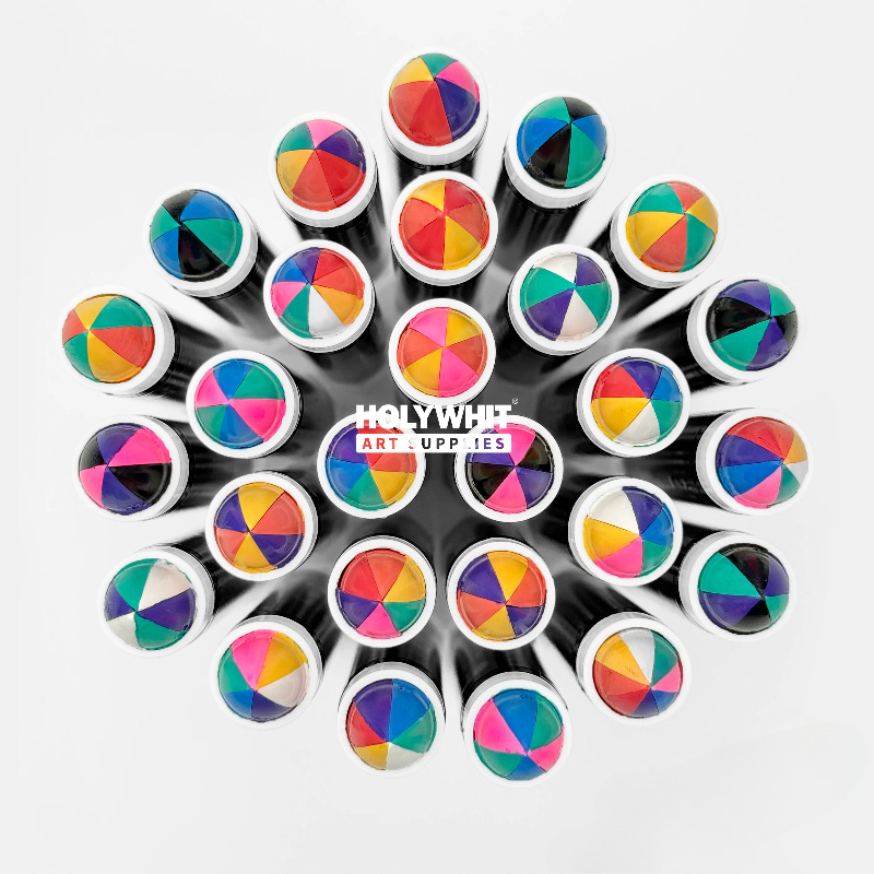 1 Pcs Mixed Solid Oil-Based Wa - огляд і ціна Art Craft Rainbow