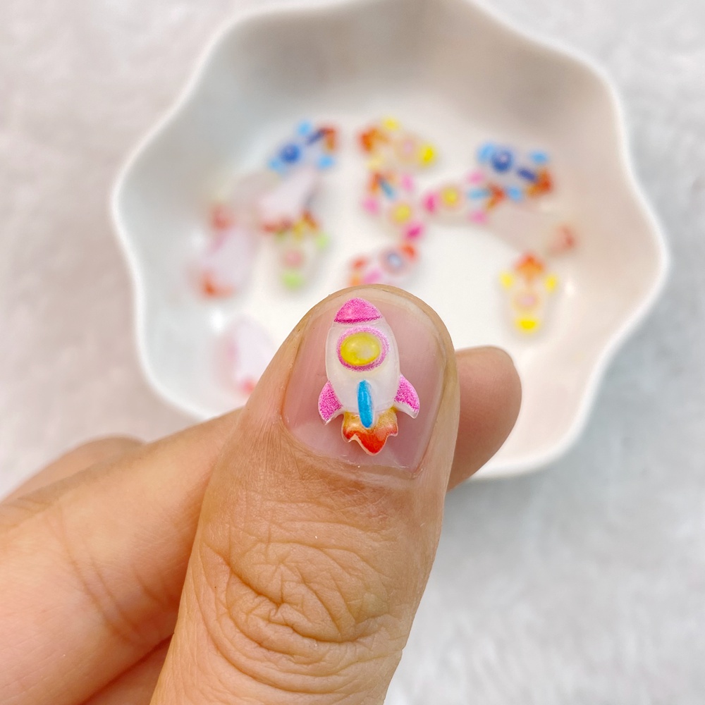 50Pcs New Mixed Nail Art Resin - огляд і ціна Art And Craft Rocket