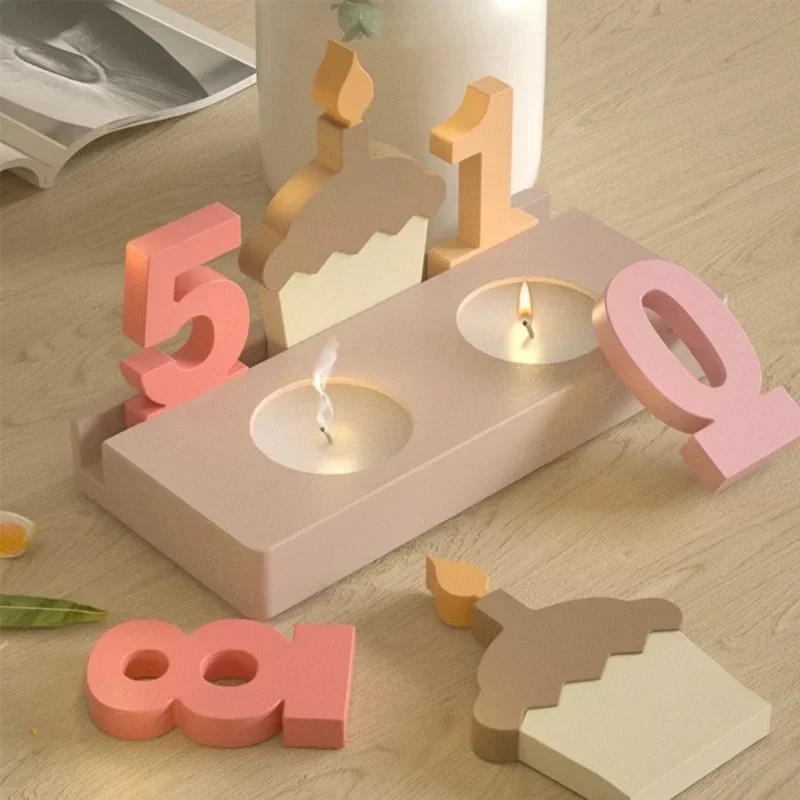 2pc Birthday Cake Silicones Mo - огляд і ціна Art Craft Resin