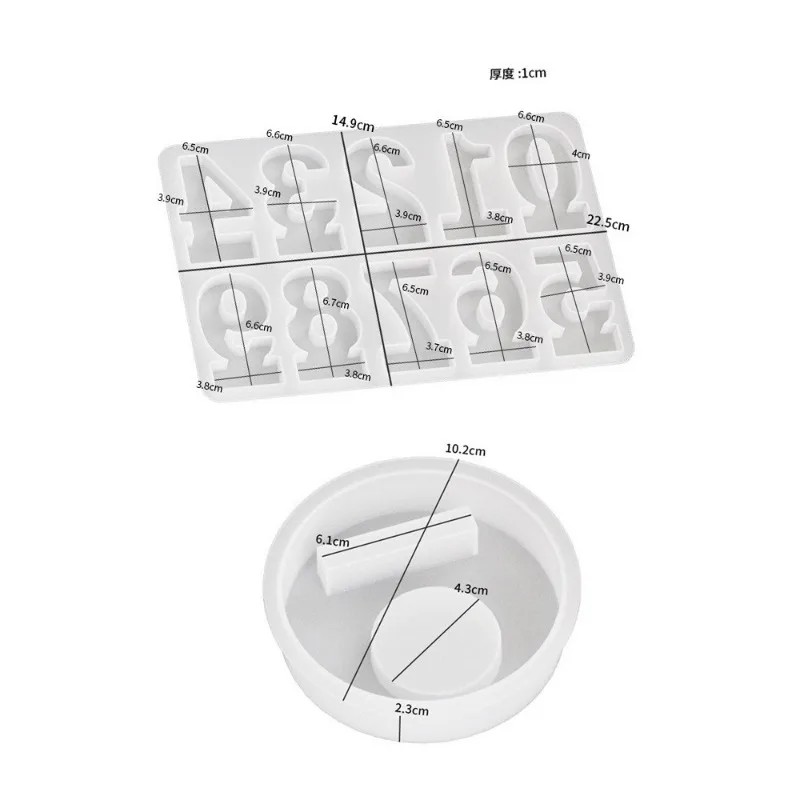 2pc Birthday Cake Silicones Mo - огляд і ціна Art Craft Resin