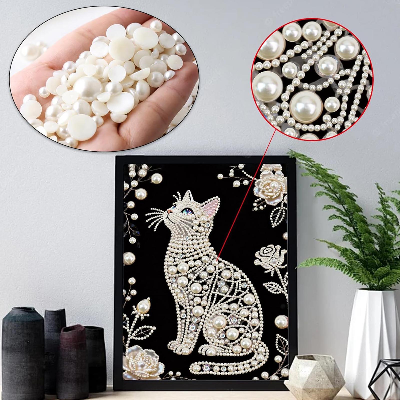 Cat Shape Pearl Painting Kits  - огляд і ціна Art Craft Mother'S Day