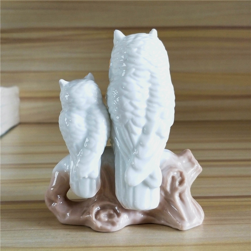 Gilt Porcelain Mother Owl Figu - огляд і ціна Art Craft Mother'S Day
