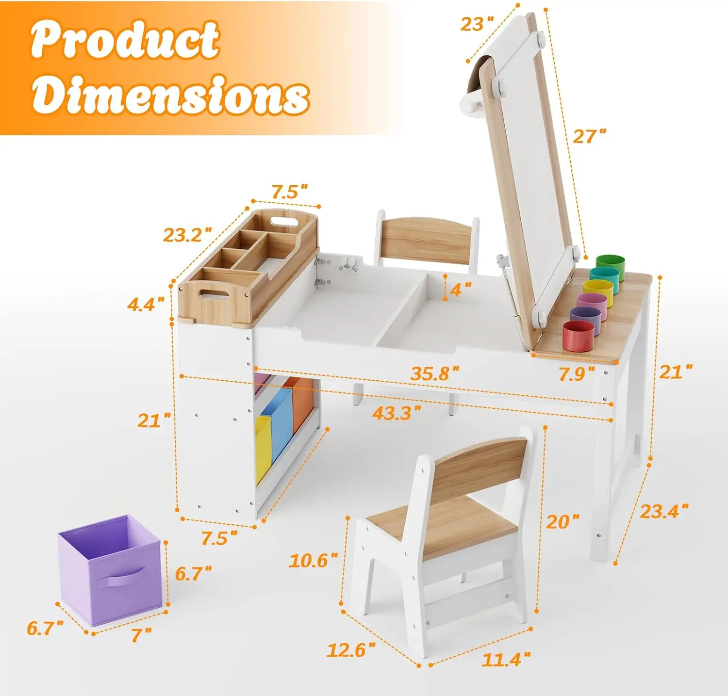 Kids Art Table and Chair Set w - огляд і ціна Art X Craft