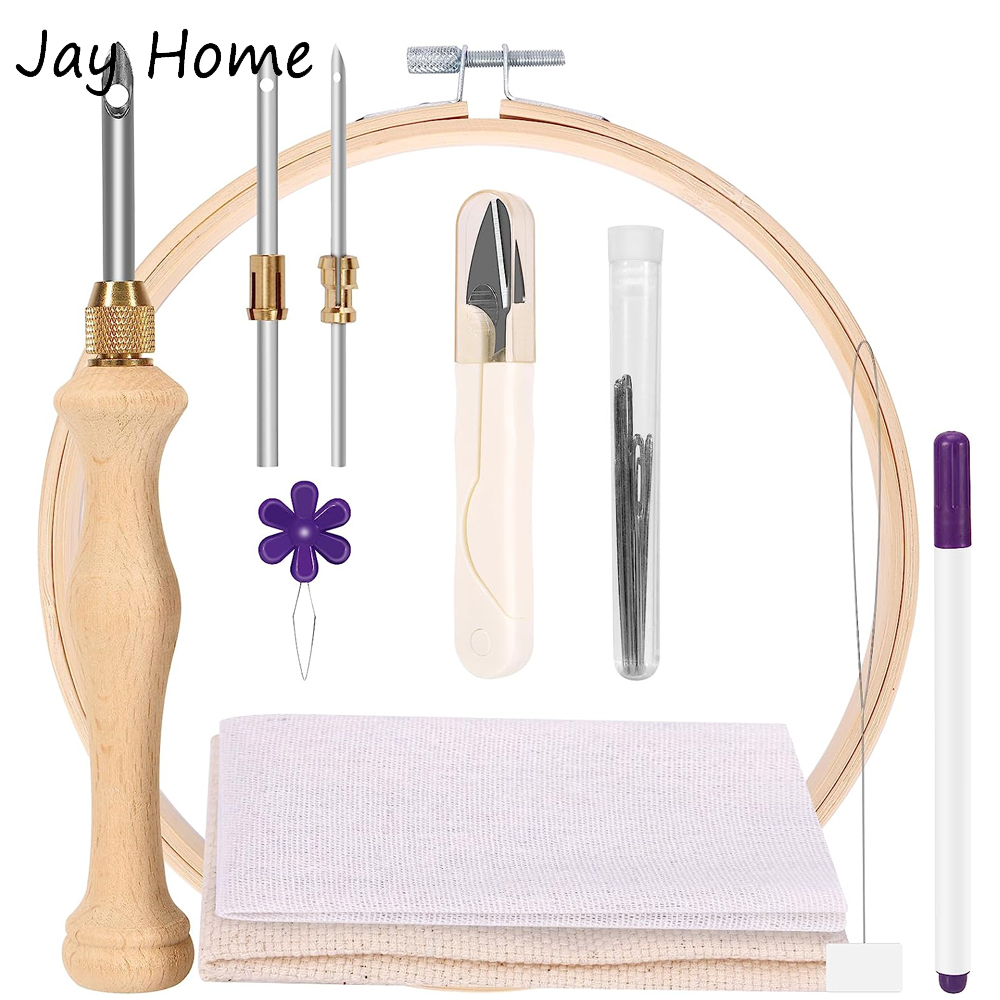 Punch Needle Starter Kit with  - огляд і ціна Embroidery Hoop Kit