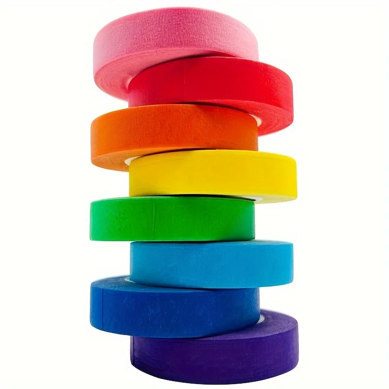6 Rolls of Colored Masking Tap - огляд і ціна Art X Craft