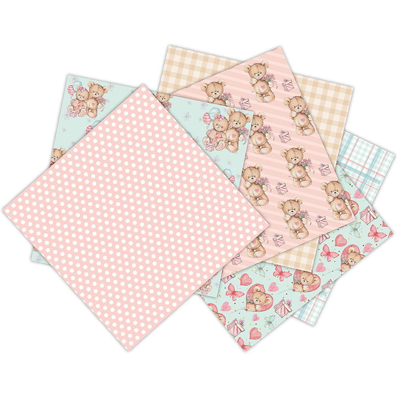 12 Sheets little bear Scrapboo - огляд і ціна Art Craft Background