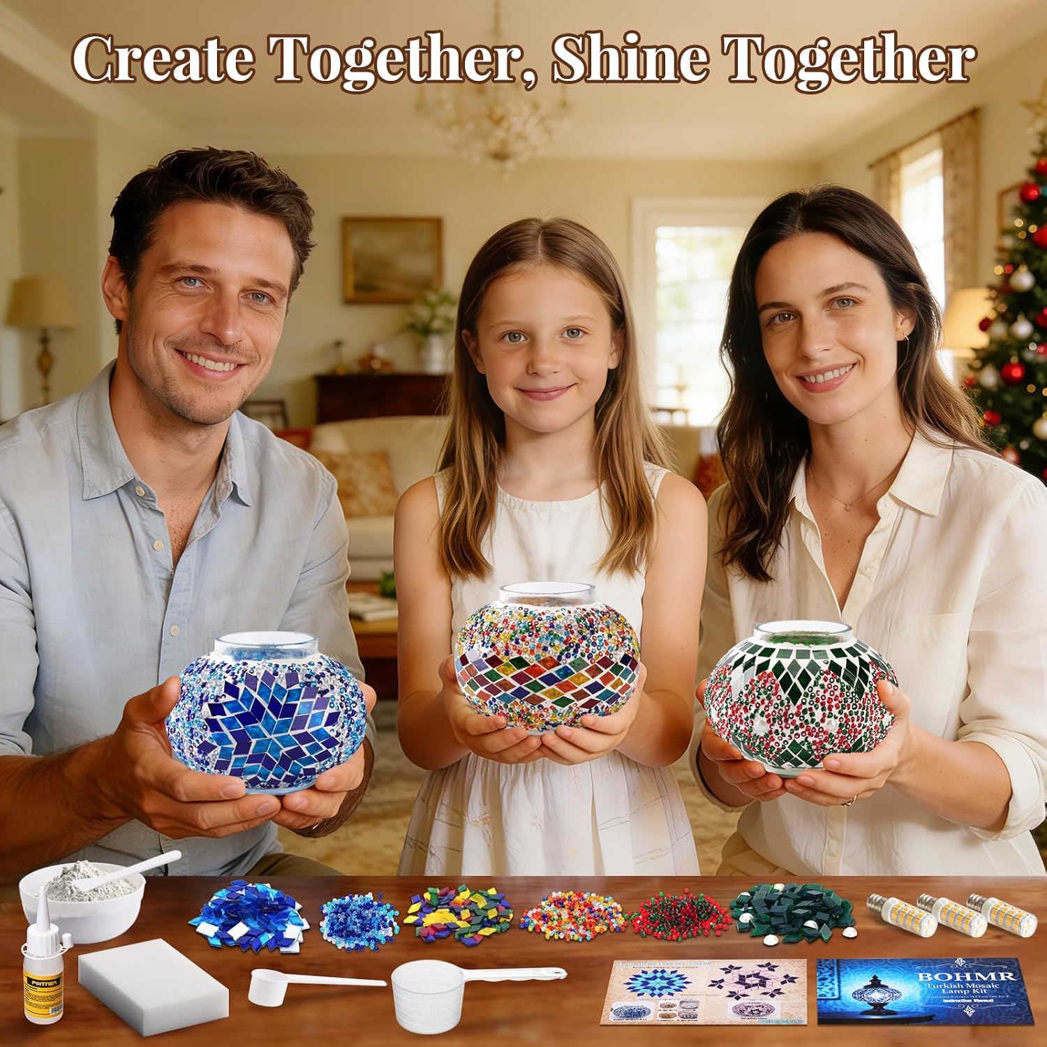 DIY 3 Globe Turkish Mosaic Lam - огляд і ціна Art Craft For Adults