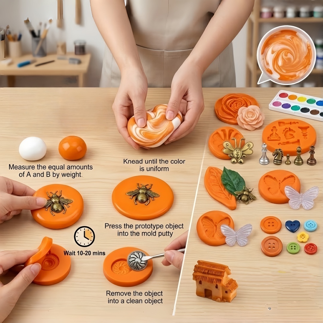 Silicone Putty DIY Crafting Se - огляд і ціна Art Craft Resin