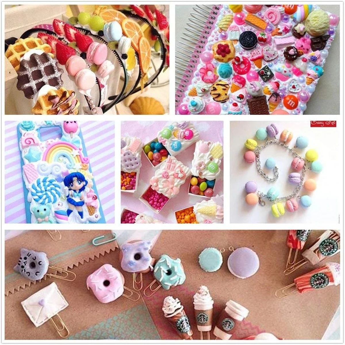 30pcs Random Candy Slime Charm - огляд і ціна Art Craft Resin