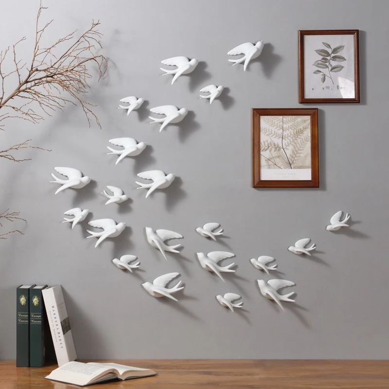 Creative Ceramic Birds Wall Ha - огляд і ціна Art Craft Background