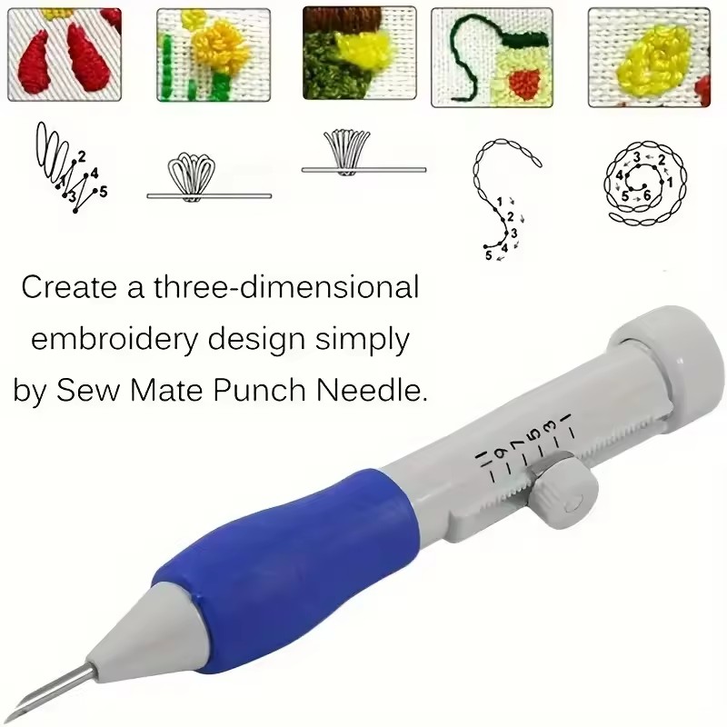 50 Colors Punch Needle Embroid - огляд і ціна Punch Needle Kit
