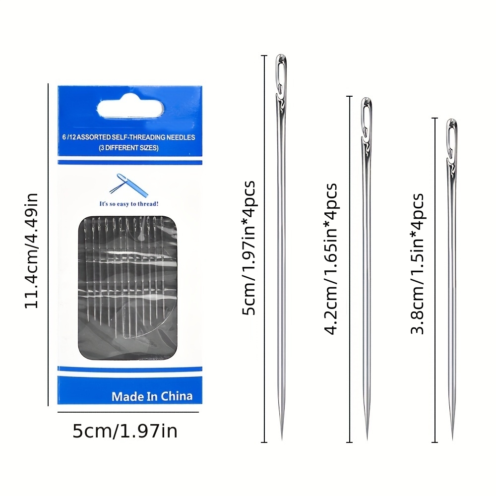 12/36PCS Blind Sewing Needle E - огляд і ціна Punch Needle Kit