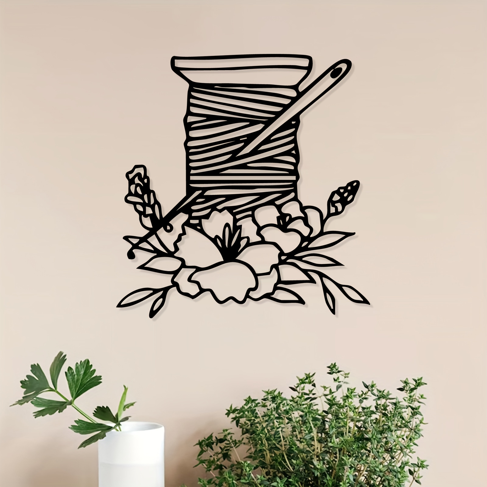 Thread Spool Floral Metal Wall - огляд і ціна Art Craft Mother'S Day