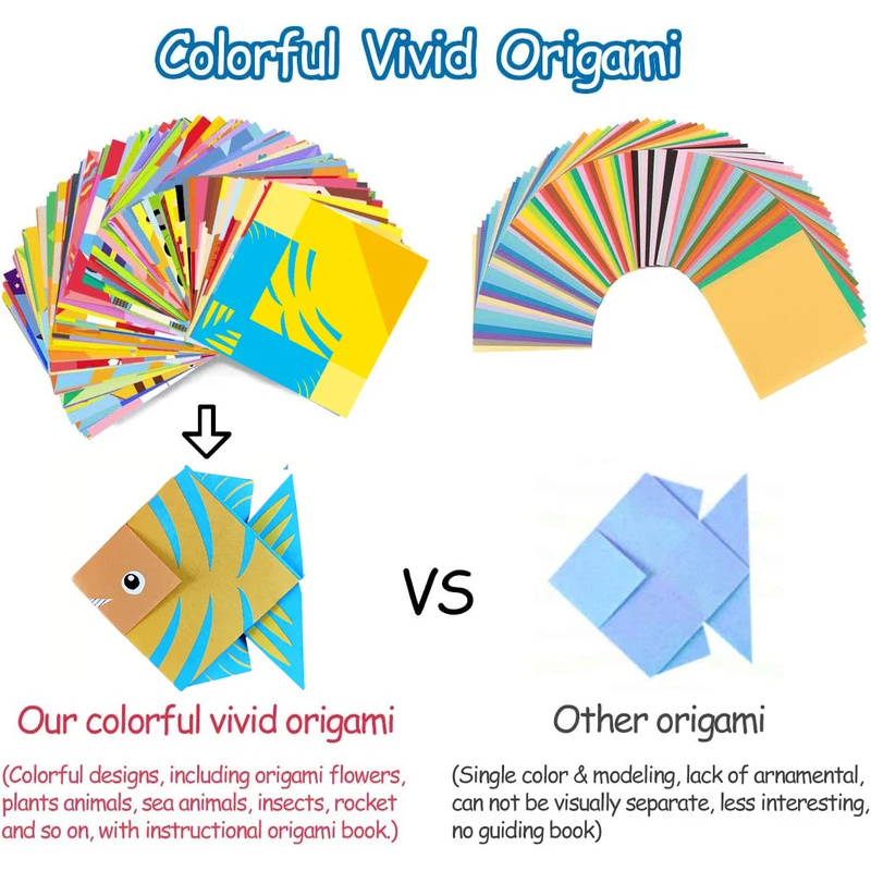 Origami Kit with 30/96 Sheets  - огляд і ціна Art Craft Rainbow