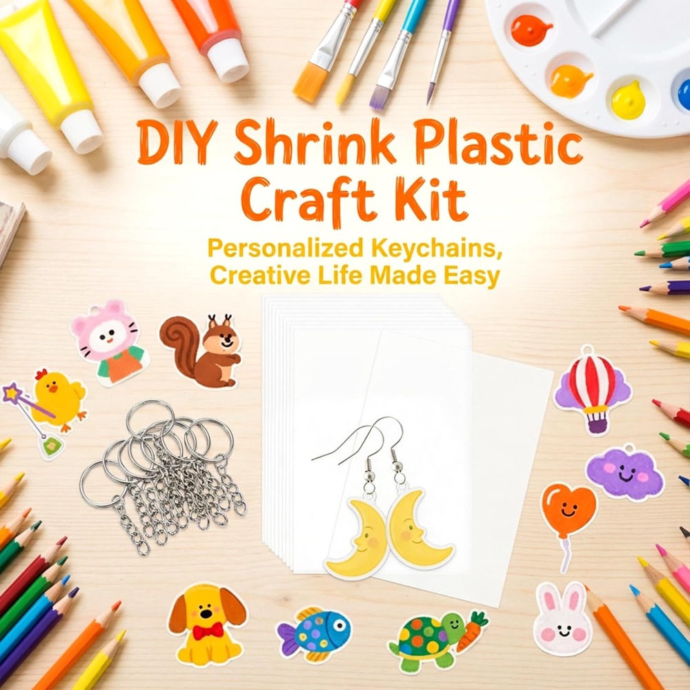 22PCS Shrink Film Sheets for D - огляд і ціна Art X Craft