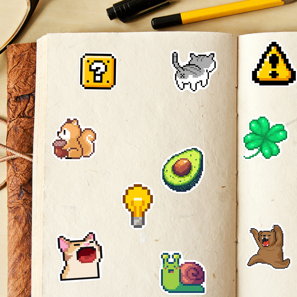 DIY Pixel Art Stickers for Scr - огляд і ціна Art & Craft Paper Ideas