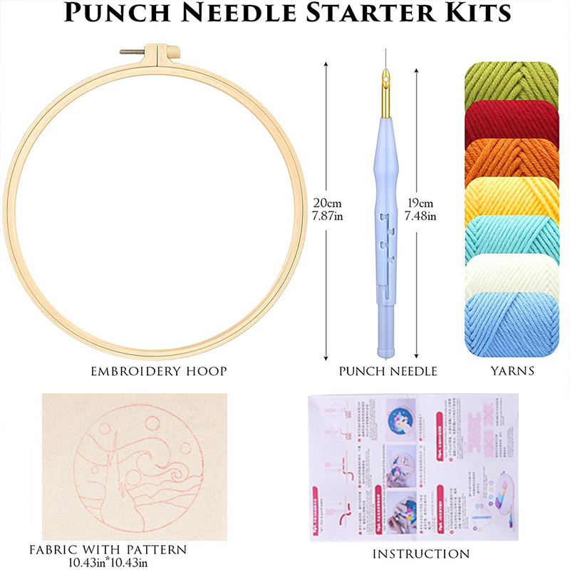 GATYZTORY Punch Needle Embroid - огляд і ціна Punch Needle Kit