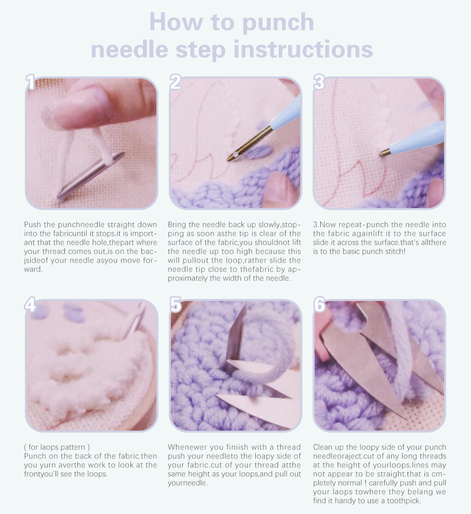 GATYZTORY Punch Needle Embroid - огляд і ціна Punch Needle Kit