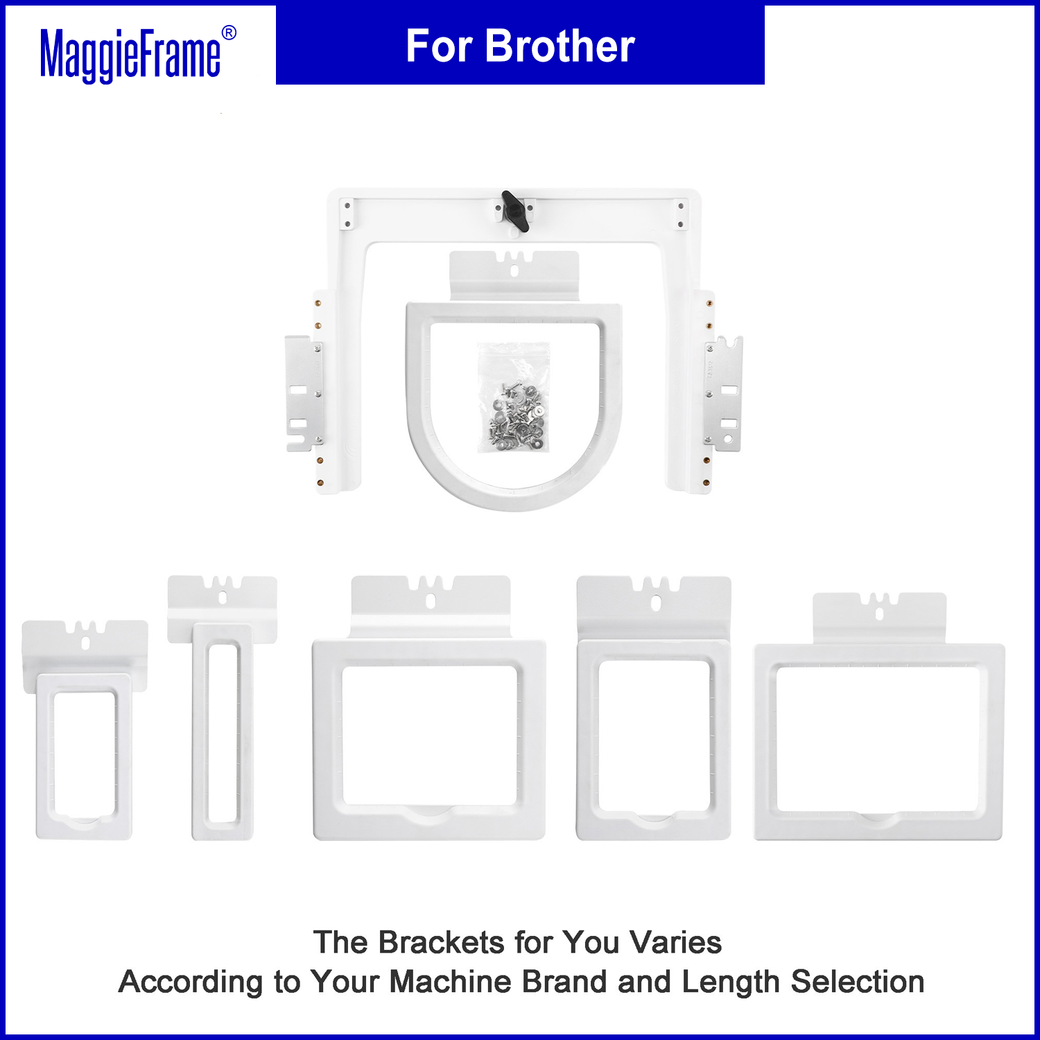 6in1 Fast Frame Kit Magnetic H - огляд і ціна Embroidery Hoop Kit