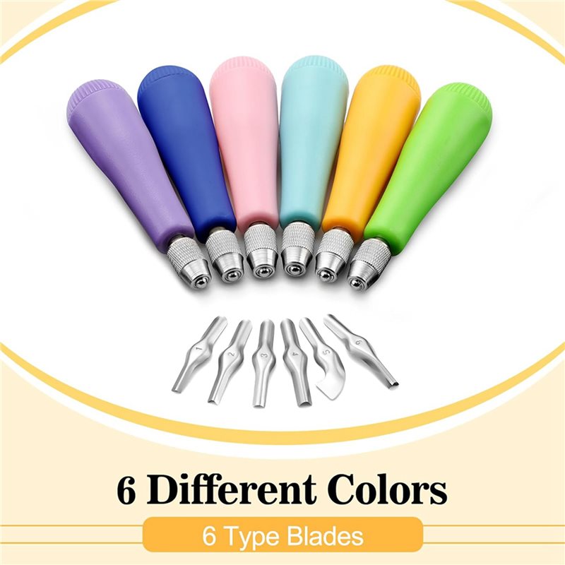 B14C 24Pack Craft Linoleum Cut - огляд і ціна Linocut Carving Tool