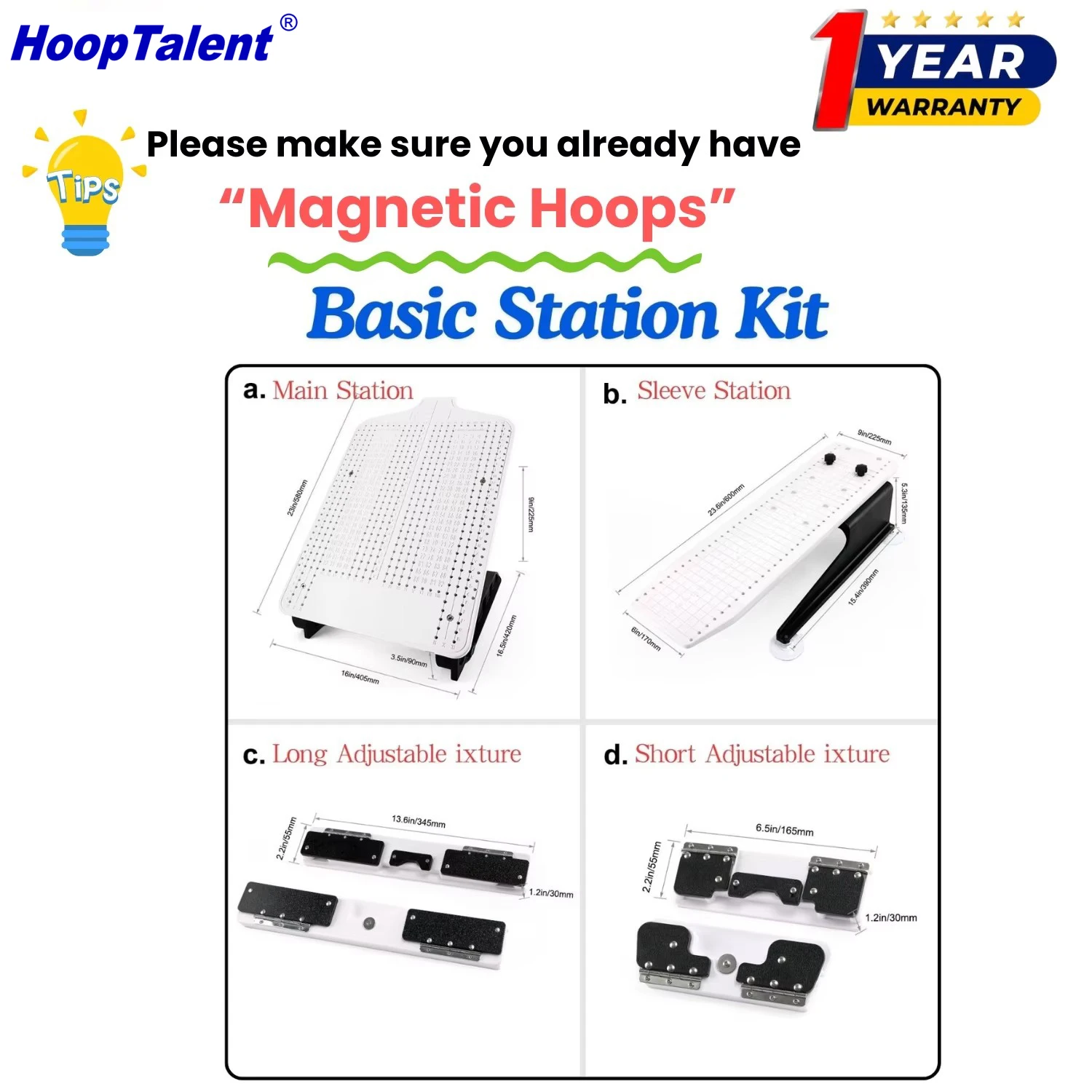 Hooping Station Kit for Ricoma - огляд і ціна Embroidery Hoop Kit