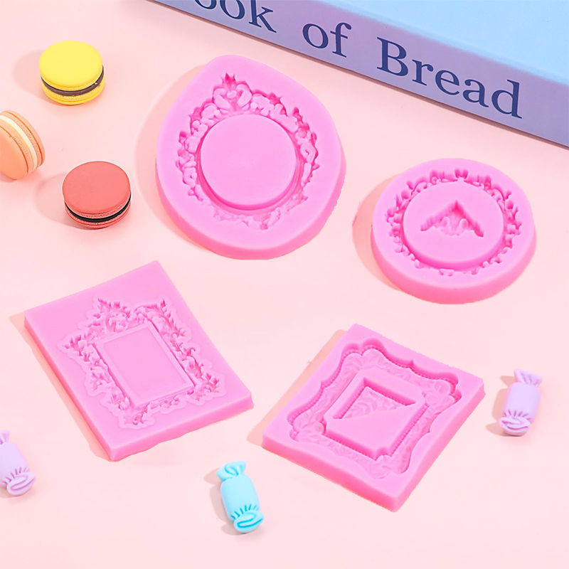 4Pcs Silicone Frame Molds For  - огляд і ціна Air Dry Clay