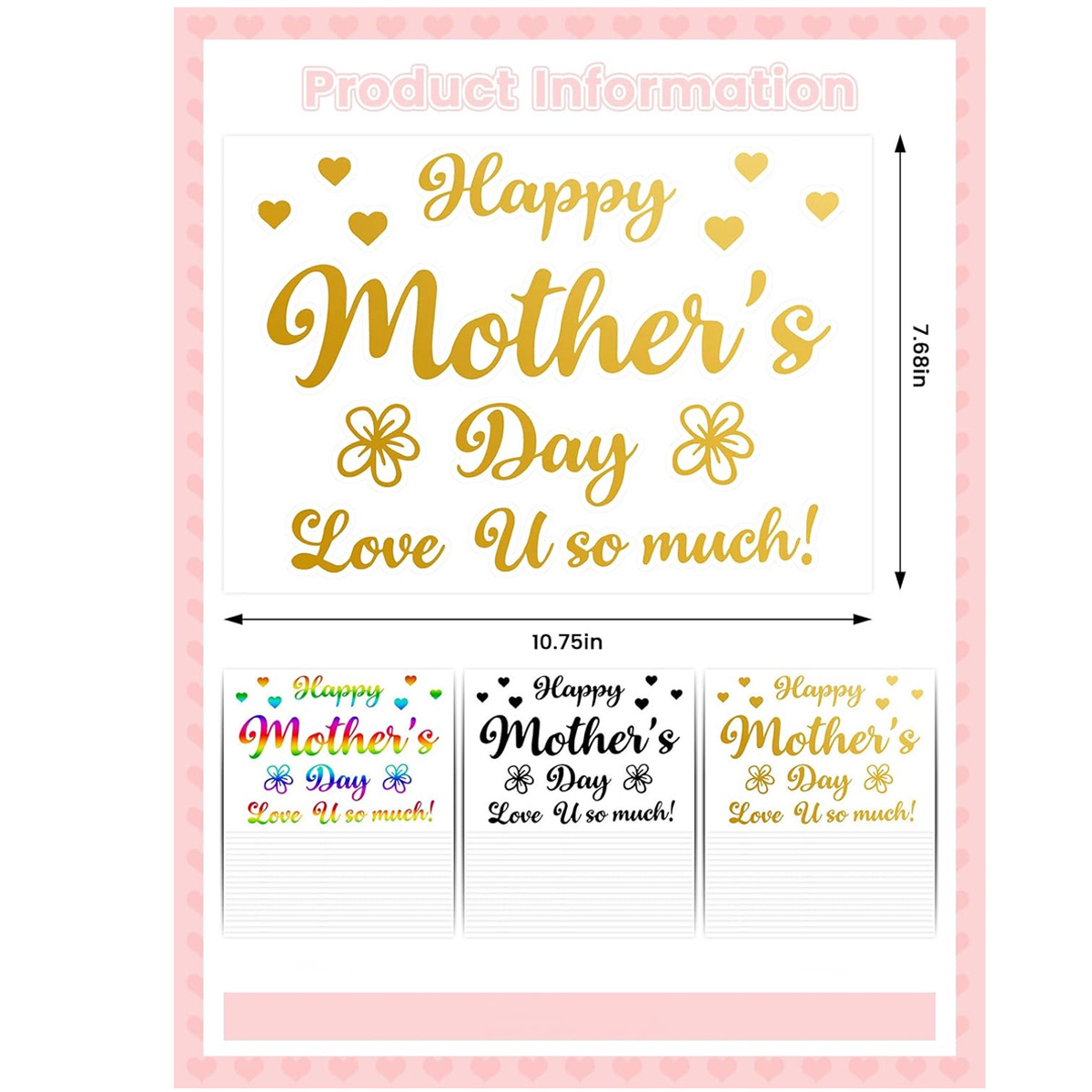Mother’s Day Party Balloon Sti - огляд і ціна Art Craft Mother'S Day