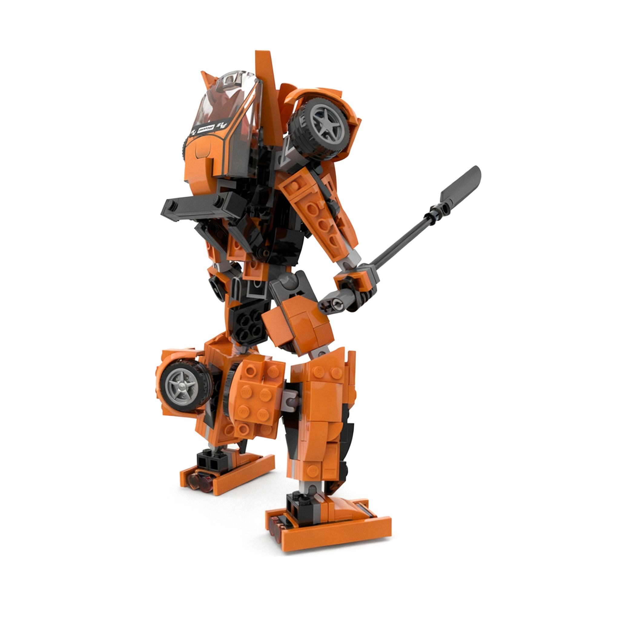 325pcs MOC McLarened F1 LM Rob - огляд і ціна Art Craft Robot