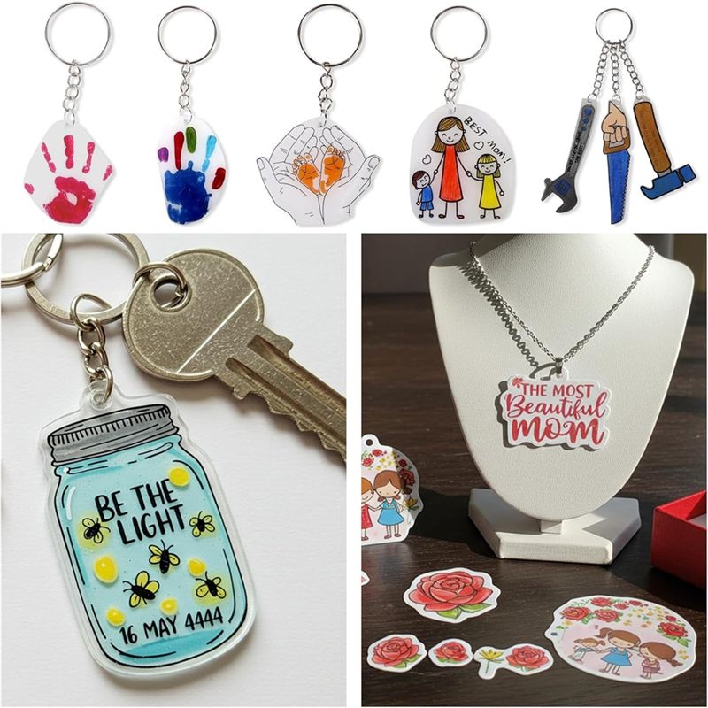 LIKE WISH Shrink Plastic Art S - огляд і ціна Art Craft Mother'S Day
