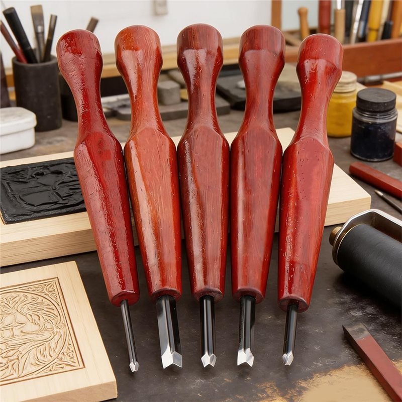A34R Triangular For Printmakin - огляд і ціна Linocut Carving Tool