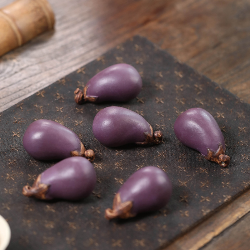 Purple Sand Eggplant Tea Pet H - огляд і ціна Art And Craft Vegetable