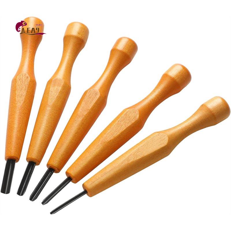 AEA9-5 Pcs Carving Tools Set - - огляд і ціна Linocut Carving Tool
