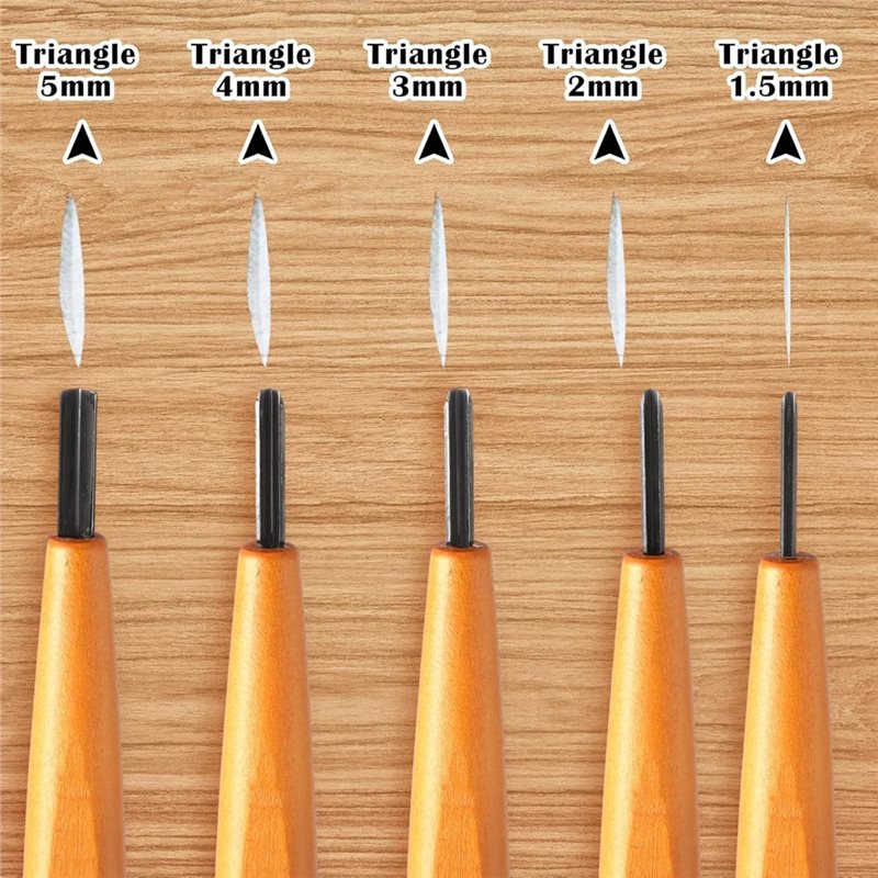 AEA9-5 Pcs Carving Tools Set - - огляд і ціна Linocut Carving Tool